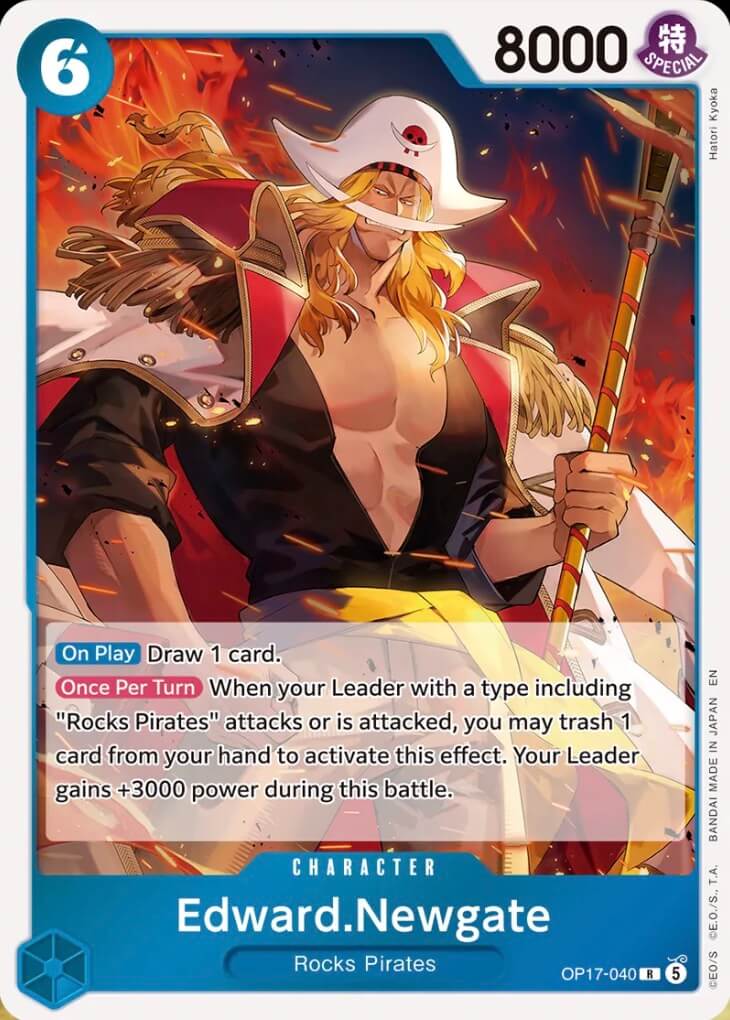 Edward.Newgate OP17-040 (The World's Strongest Warriors) - Foil