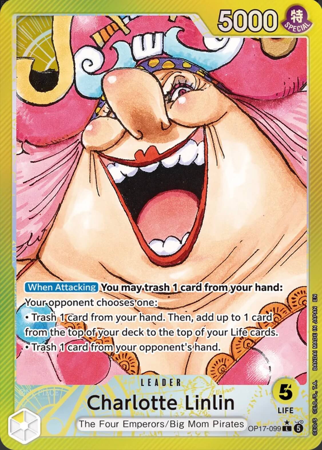 Charlotte Linlin OP17-099 (The World's Strongest Warriors) - Alternate Art Foil