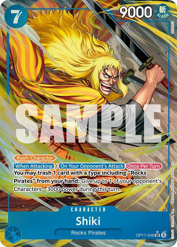 Shiki OP17-048 (The World's Strongest Warriors) - Alternate Art Foil