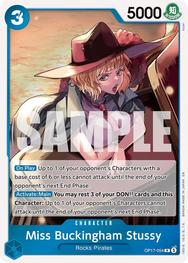 Miss Buckingham Stussy OP17-054 (The World's Strongest Warriors) - Foil