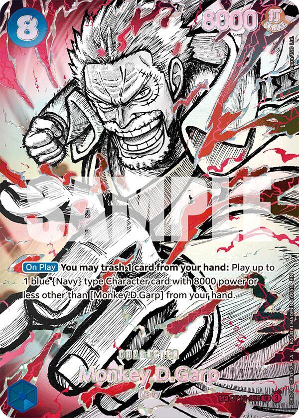 Monkey.D.Garp OP12-056 (The World's Strongest Warriors) - Special Foil