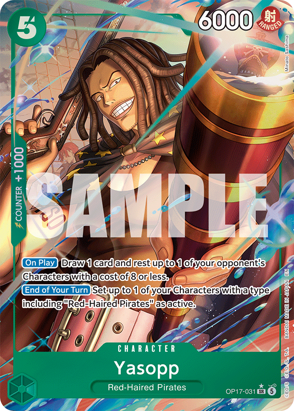 Yasopp OP17-031 (The World's Strongest Warriors) - Alternate Art Foil