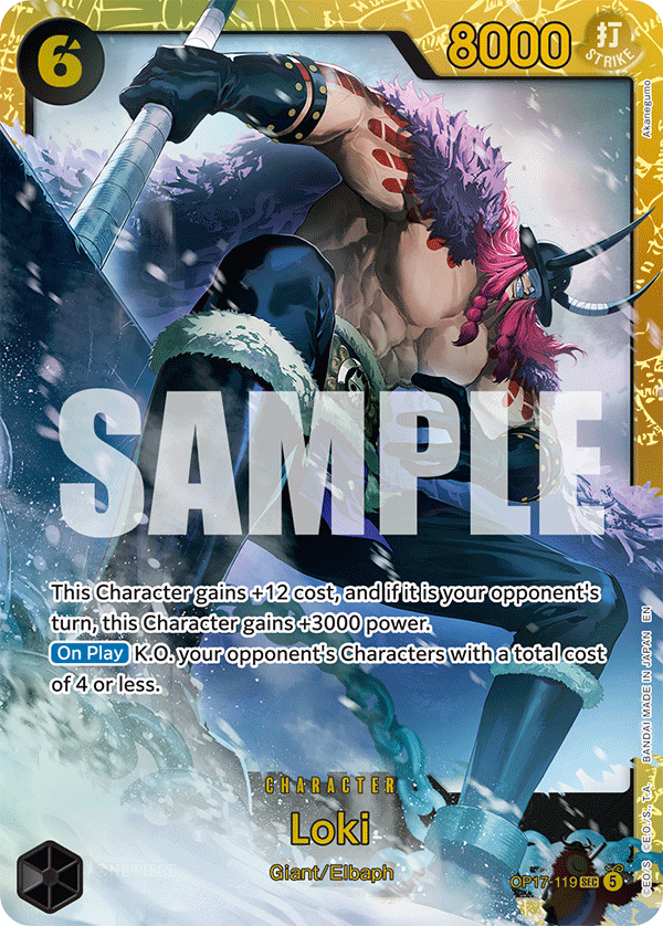 Loki OP17-119 (The World's Strongest Warriors) - Foil