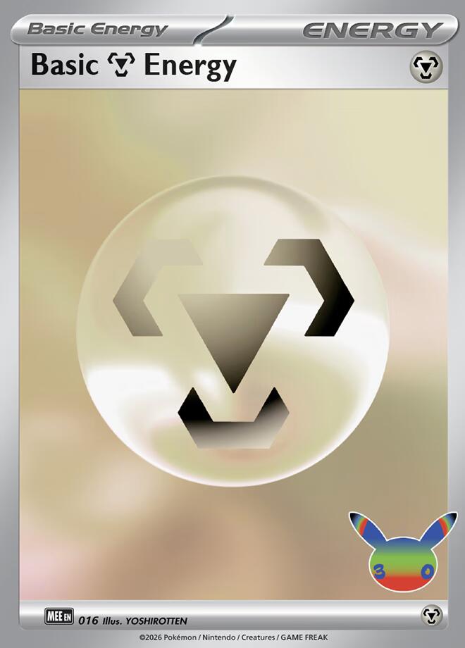 Basic Metal Energy 016 (MEE: Mega Evolution Energies) - Holofoil