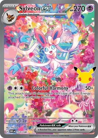 Sylveon ex 153/128 (ME: 30th Celebration) - Holofoil