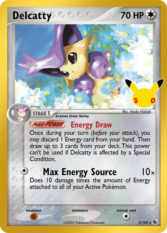 Delcatty 5/109 (ME: 30th Celebration Classic Collection) - Holofoil