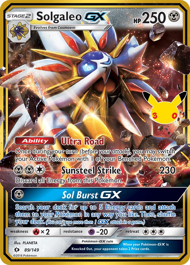 Solgaleo GX 89/149 (ME: 30th Celebration Classic Collection) - Holofoil