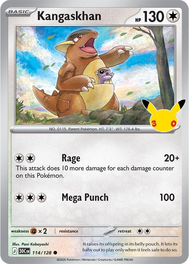 Kangaskhan 114/128 (ME: 30th Celebration) - Holofoil