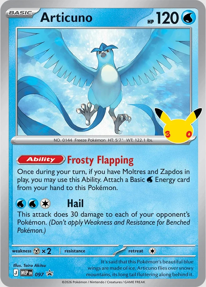 Articuno 097 (ME: Mega Evolution Promo) - Holofoil