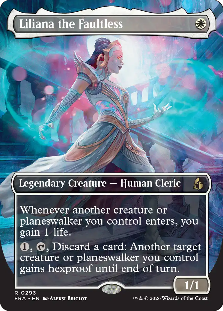 Liliana the Faultless 293 (Reality Fracture) - Foil