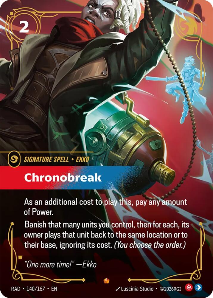 Chronobreak 140/167 (Radiance) - Foil