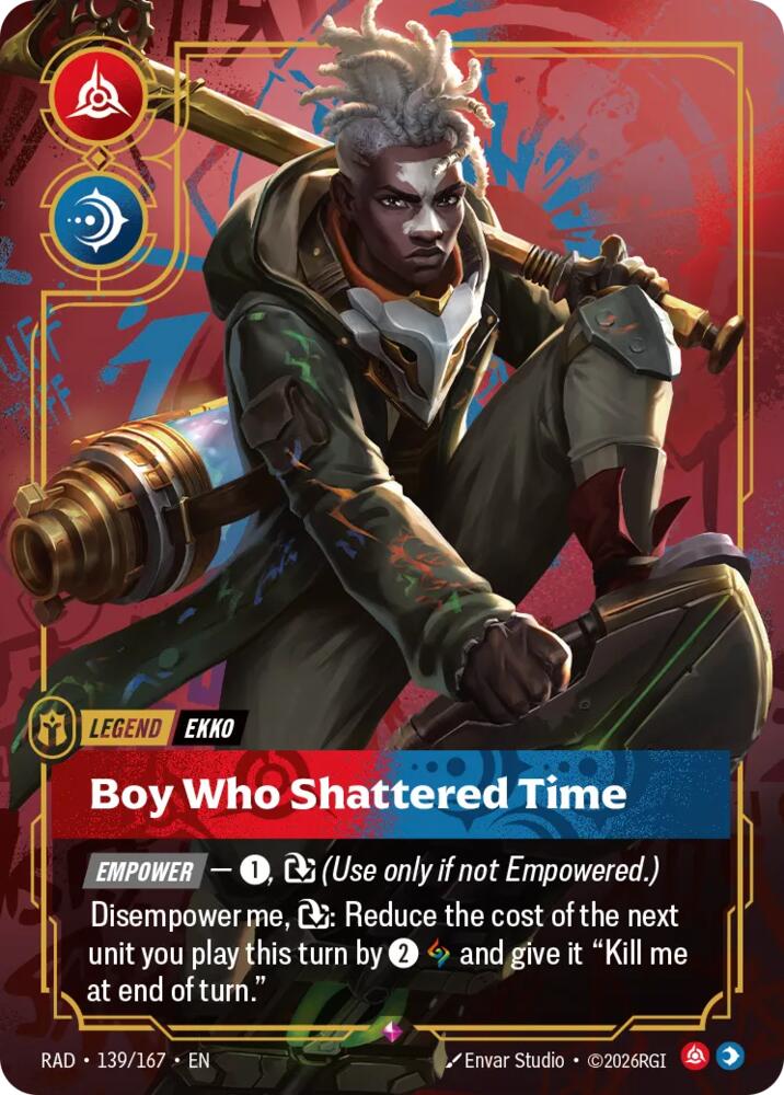 Ekko - Boy Who Shattered Time 139/167 (Radiance) - Foil