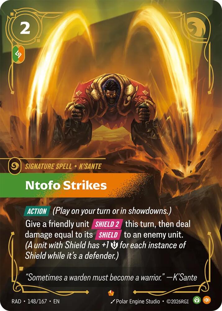 Ntofo Strikes 148/167 (Radiance) - Foil