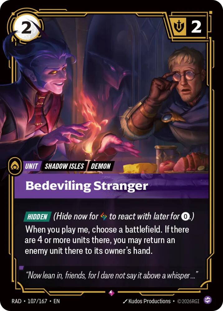 Bedeviling Stranger 107/167 (Radiance) - Foil