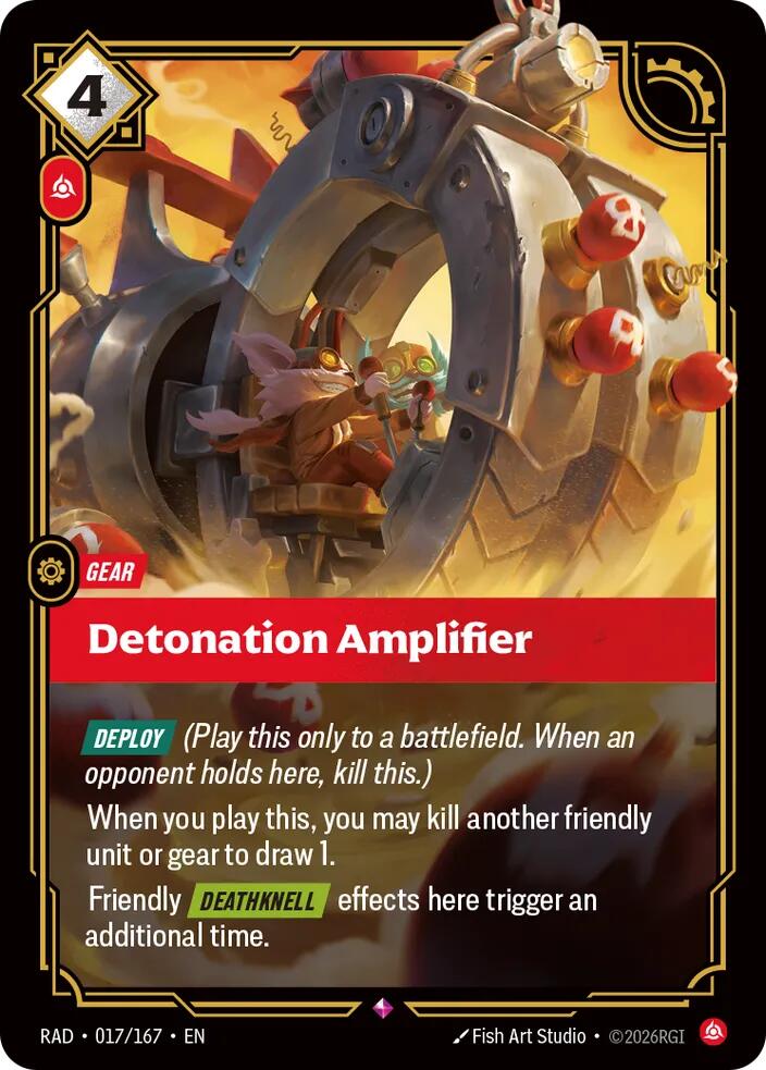 Detonation Amplifier 017/167 (Radiance) - Foil