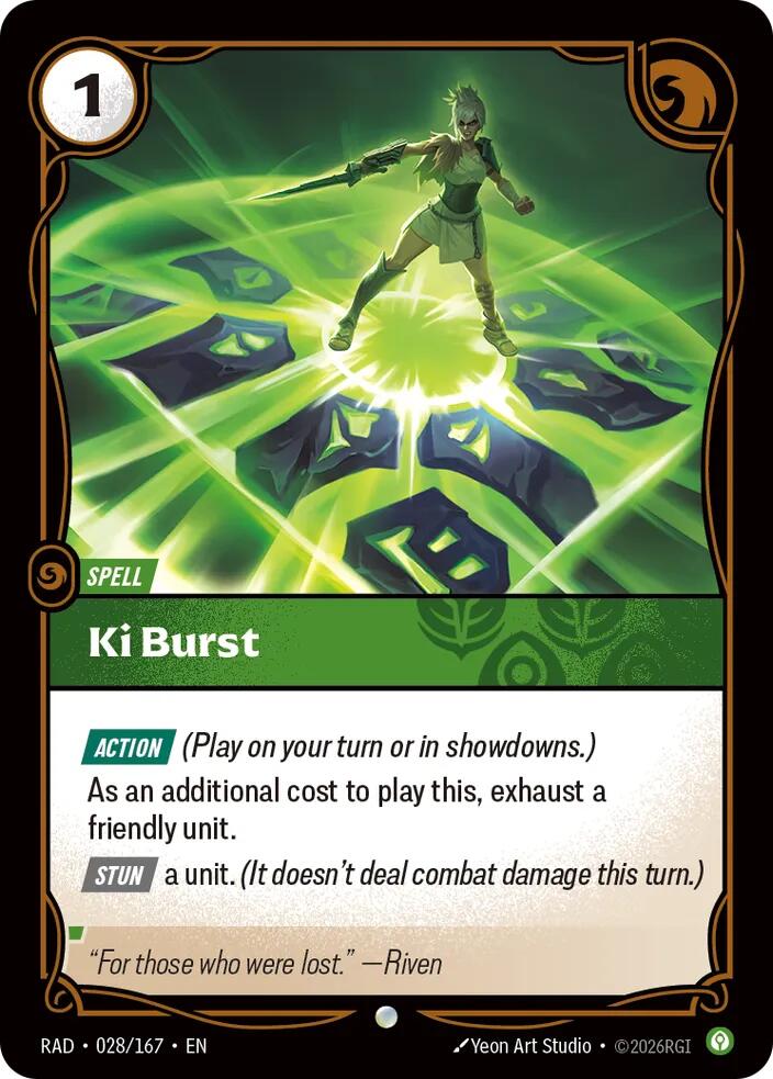 Ki Burst 028/167 (Radiance)