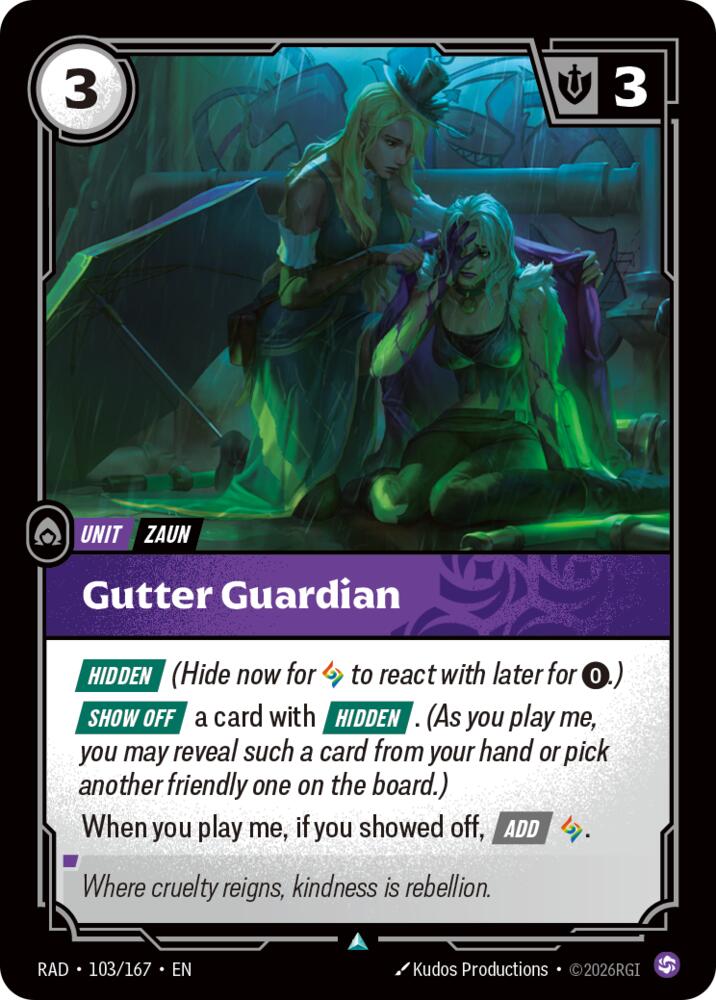 Gutter Guardian 103/167 (Radiance)