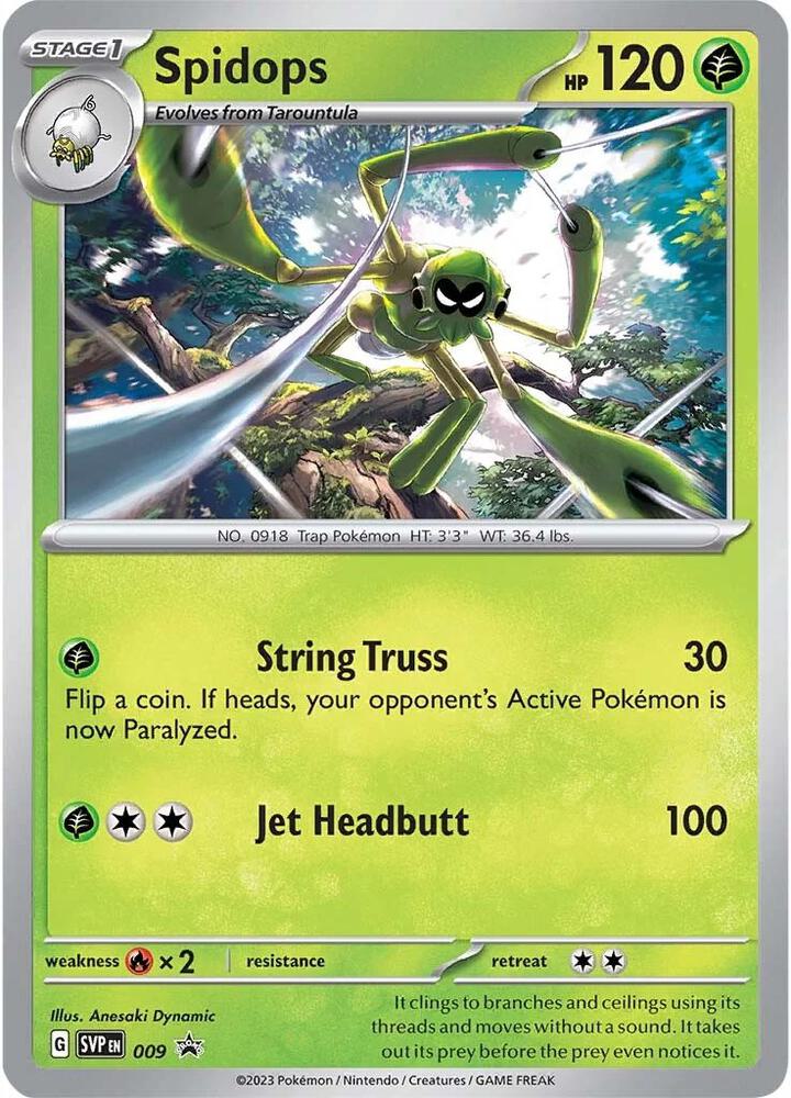 Spidops 009 (SV: Scarlet & Violet Promo Cards) - Holofoil