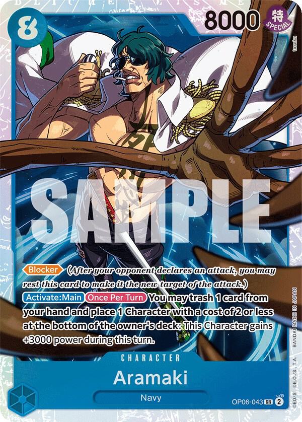 Aramaki OP06-043 (Wings of the Captain) - Foil