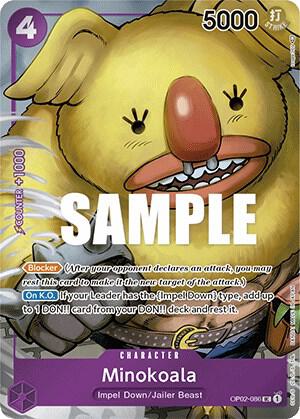 Minokoala (Box Topper) OP02-086 (Paramount War) - Foil