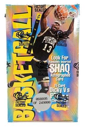 1994/95 Classic Draft Picks And Prospects Basketball Hobby Box