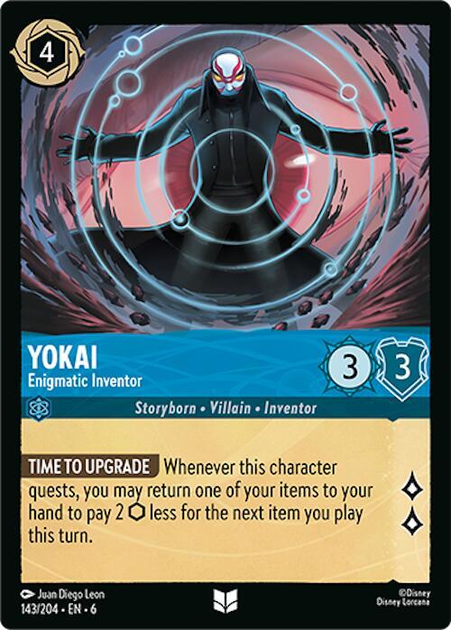 Yokai, Enigmatic Inventor 143/204 (Azurite Sea)