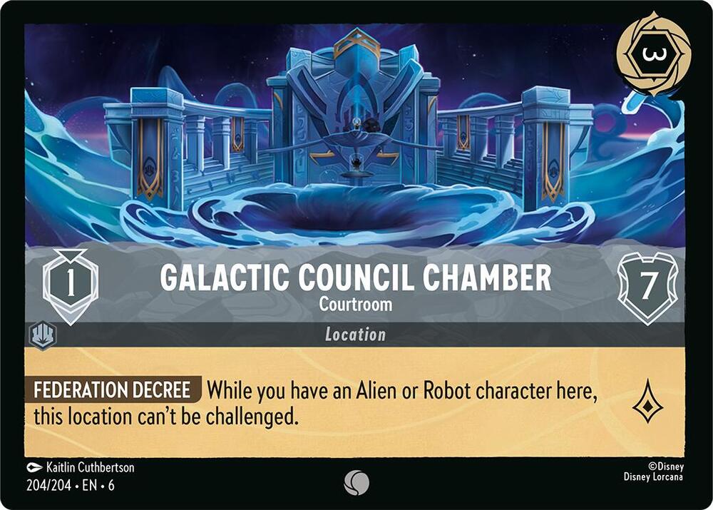 Galactic Council Chamber, Courtroom 204/204 (Azurite Sea)