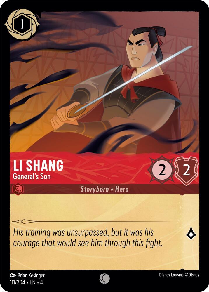 Li Shang, General's Son 111/204 (Ursula's Return) - Cold Foil