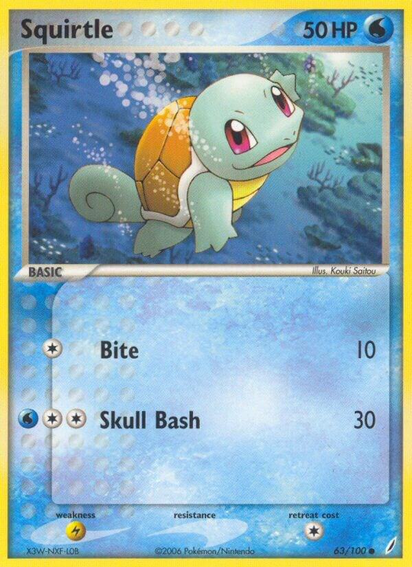 Squirtle 63/100 (Crystal Guardians)