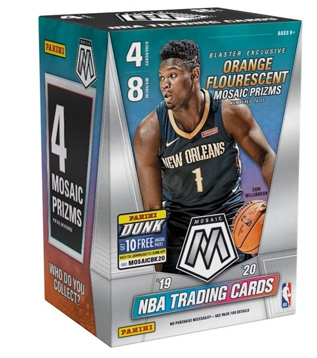2019/20 Panini Mosaic NBA Basketball 8-Pack Blaster Box