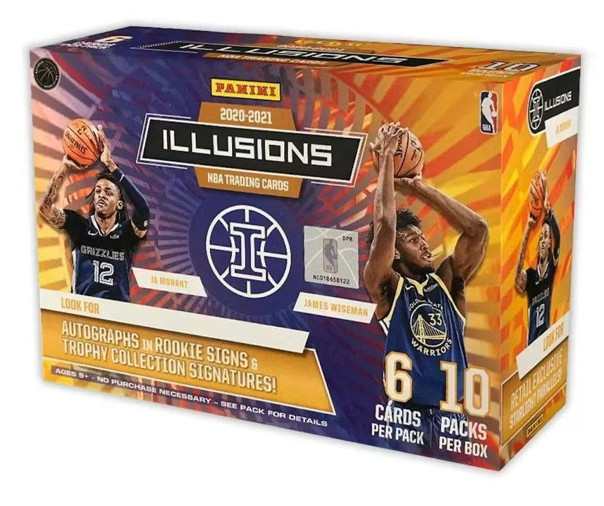 2020/21 Panini Illusions NBA Basketball Mega Box (Sapphire and Yellow Parallels!) Target