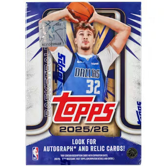 2025/26 Topps Basketball NBA 7-pack Blaster Box