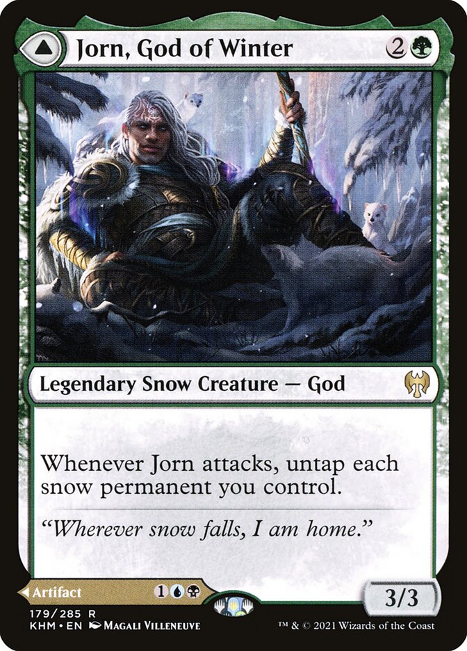 Jorn, God of Winter // Kaldring, the Rimestaff 179 (Kaldheim)