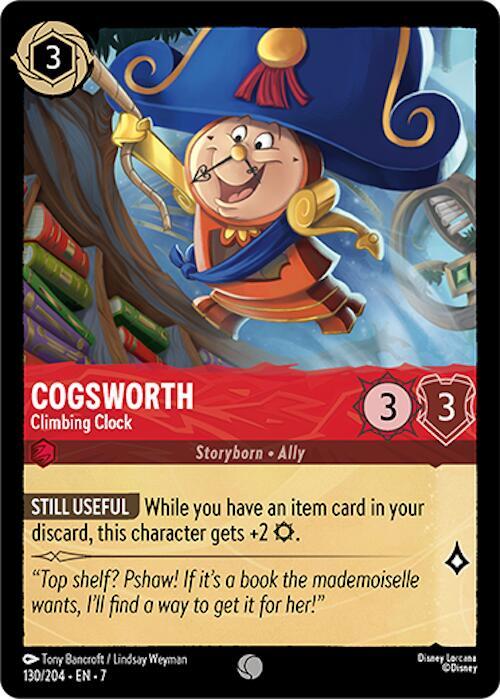Cogsworth, Climbing Clock 130/204 (Archazia's Island)