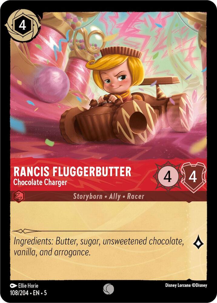Rancis Fluggerbutter, Chocolate Charger 108/204 (Shimmering Skies)