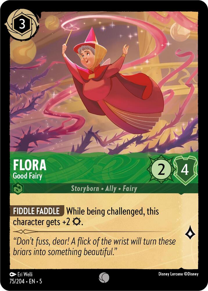 Flora, Good Fairy 75/204 (Shimmering Skies) - Cold Foil