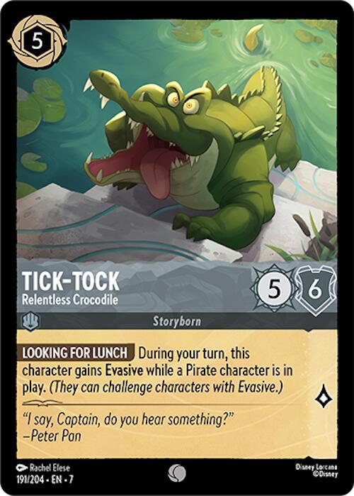 Tick-Tock, Relentless Crocodile 191/204 (Archazia's Island)