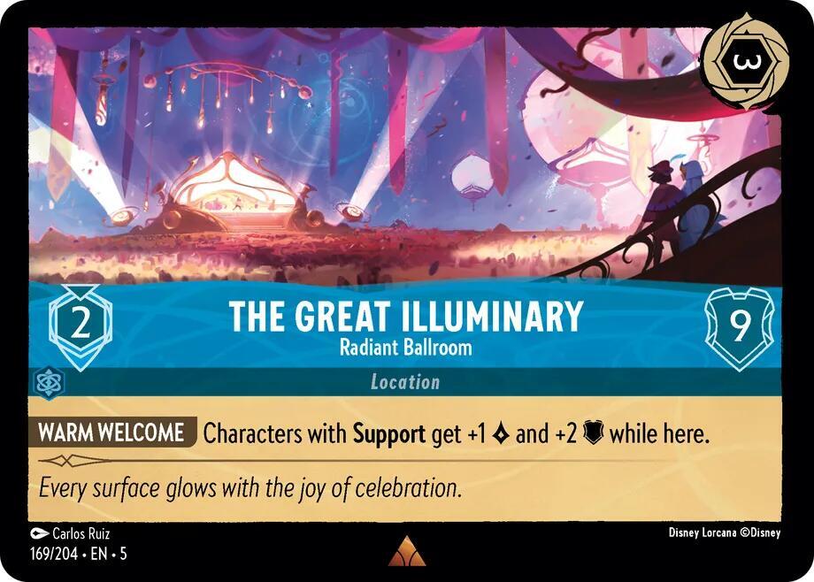 The Great Illuminary, Radiant Ballroom 169/204 (Shimmering Skies) - Cold Foil