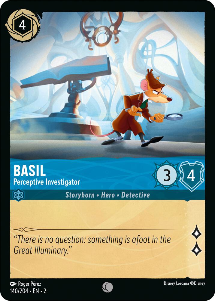 Basil, Perceptive Investigator 140/204 (Rise of the Floodborn)