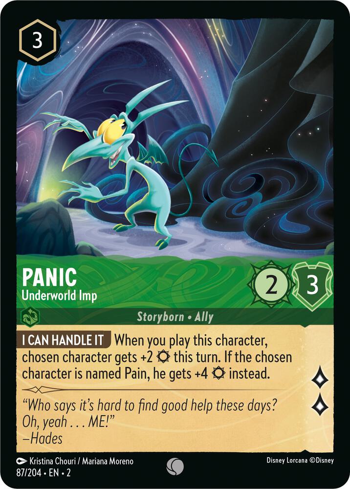 Panic, Underworld Imp 87/204 (Rise of the Floodborn) - Cold Foil