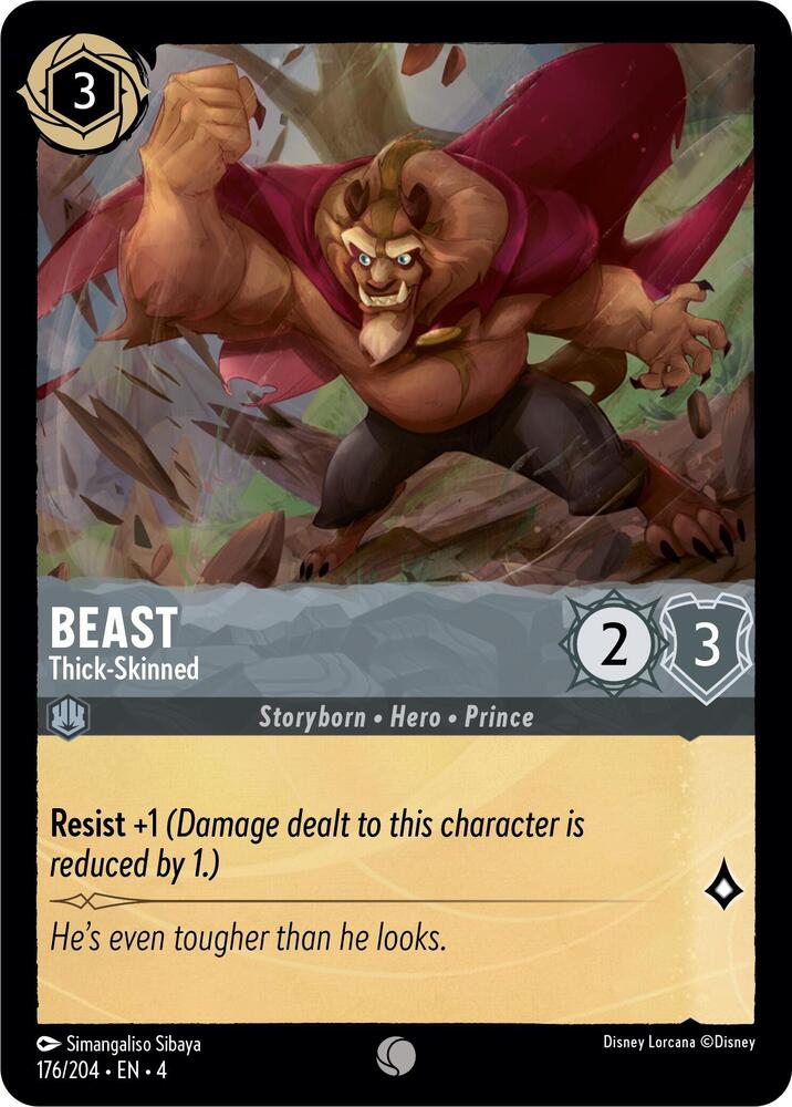 Beast, Thick Skinned 176/204 (Ursula's Return) - Cold Foil