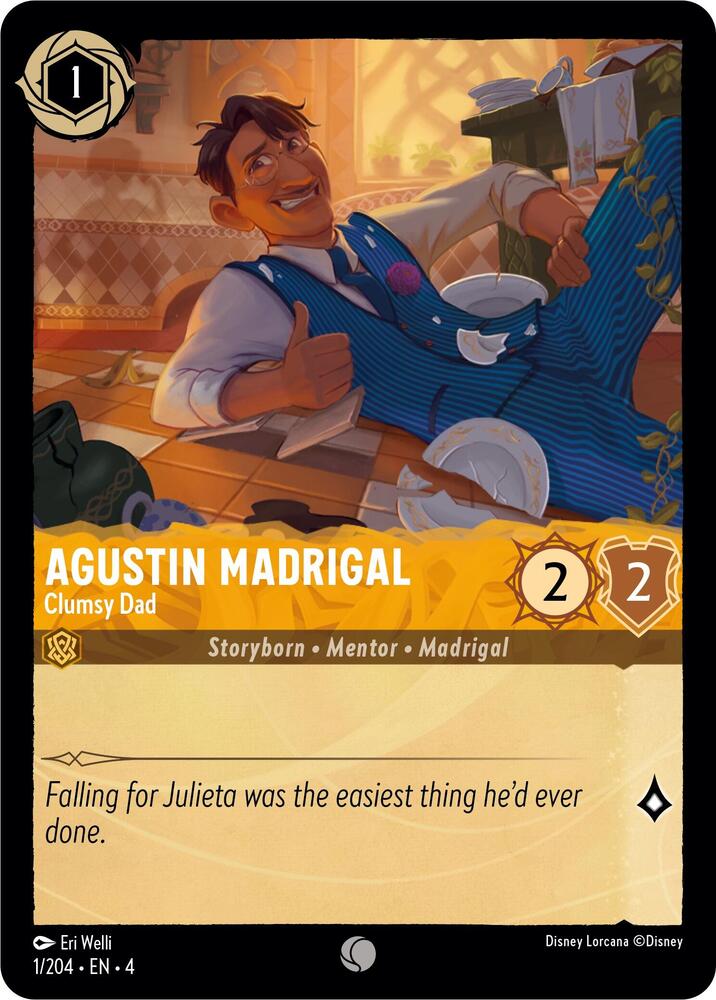 Agustin Madrigal, Clumsy Dad 1/204 (Ursula's Return) - Cold Foil