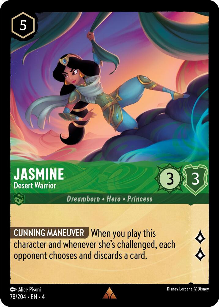 Jasmine, Desert Warrior 78/204 (Ursula's Return) - Cold Foil