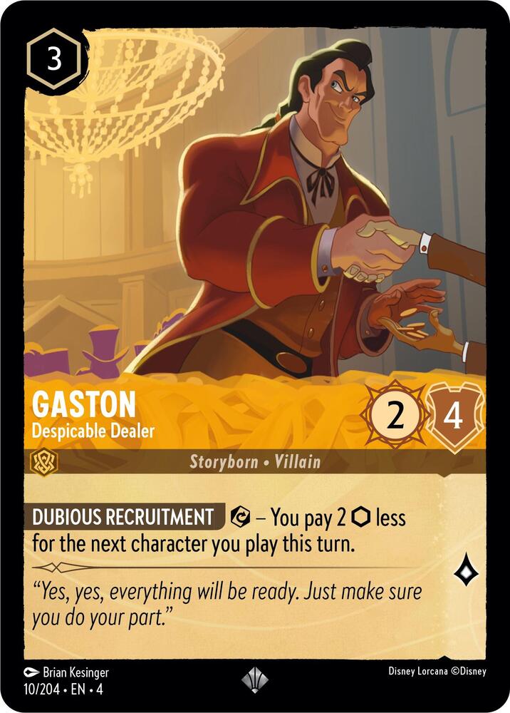 Gaston, Despicable Dealer 10/204 (Ursula's Return)