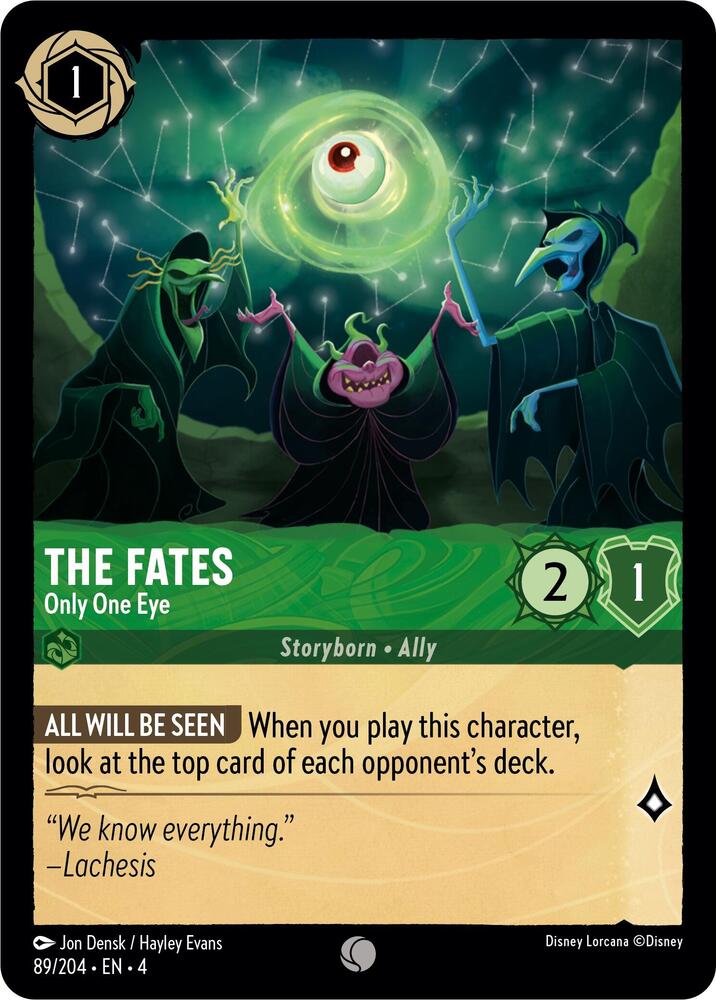 The Fates, Only One Eye 89/204 (Ursula's Return) - Cold Foil