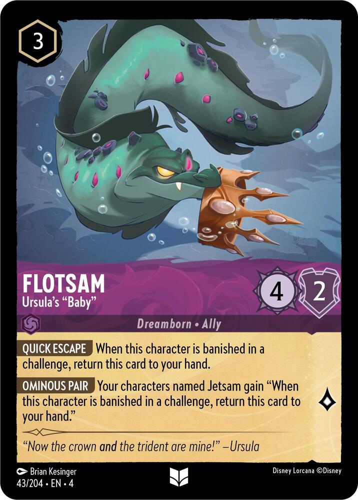 Flotsam Ursula's "Baby" 43/204 (Ursula's Return)