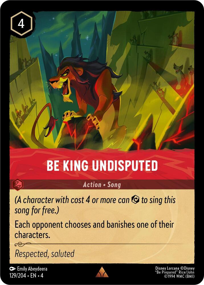Be King Undisputed 129/204 (Ursula's Return)
