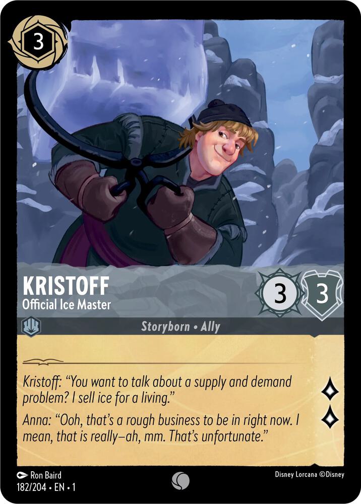 Kristoff, Official Ice Master 182/204 (The First Chapter)