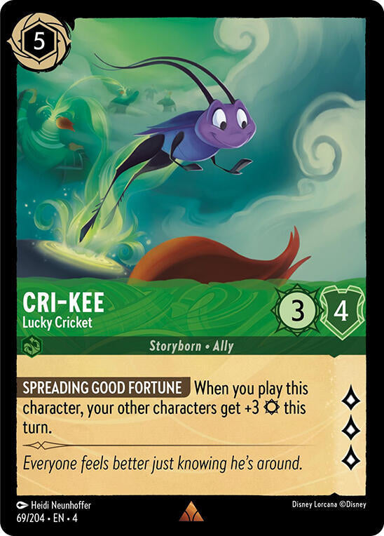 Cri-Kee, Lucky Cricket 69/204 (Ursula's Return)