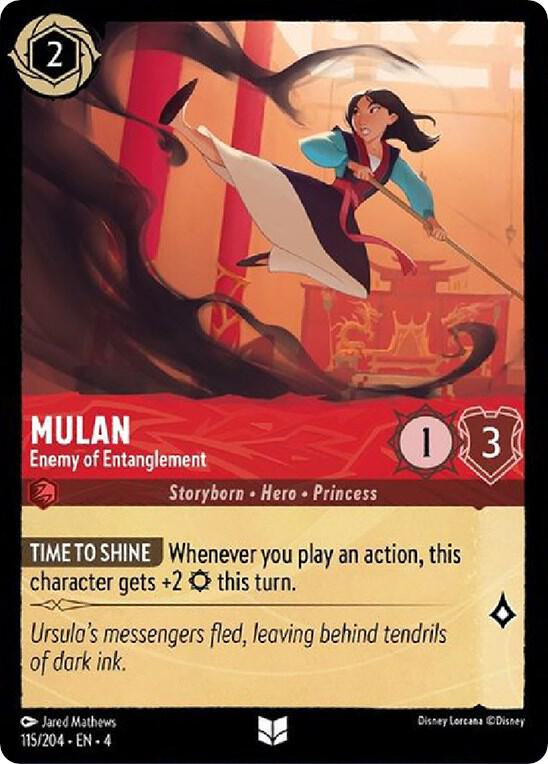 Mulan, Enemy of Entanglement 115/204 (Ursula's Return)